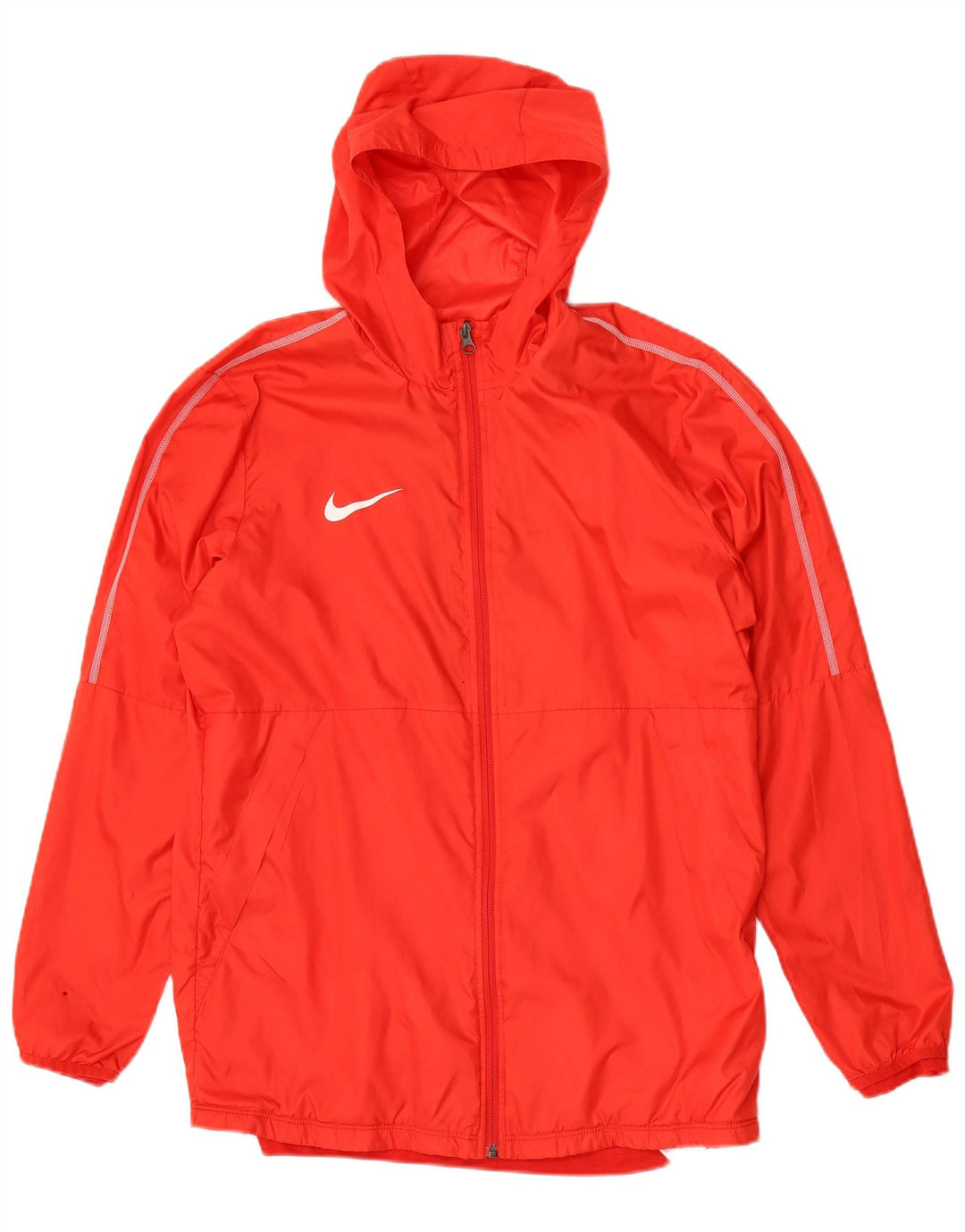 Nike Herren-Regenjacke mit Kapuze, UK 40, Größe L, Rot, Polyester