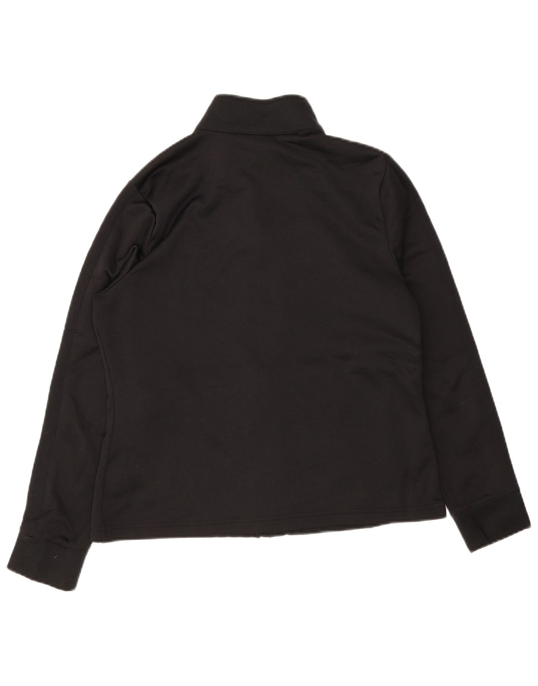 Fila Damen-Trainingsanzug-Oberteiljacke UK 12 Mittelschwarzes Polyester