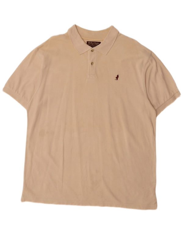 MARLBORO CLASSICS Herren Poloshirt 2XL Beige Baumwolle