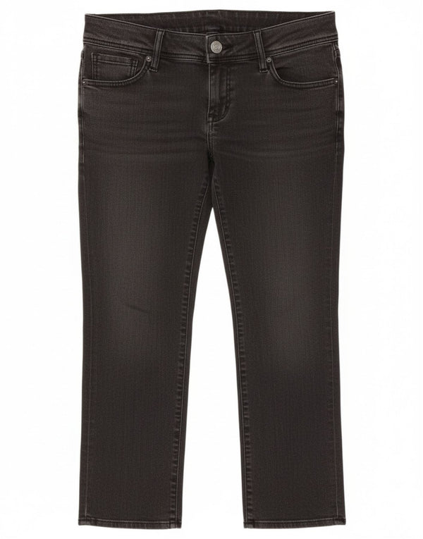 Diesel Womens Matic Stretch Straight Jeans W31 L26 Black Cotton