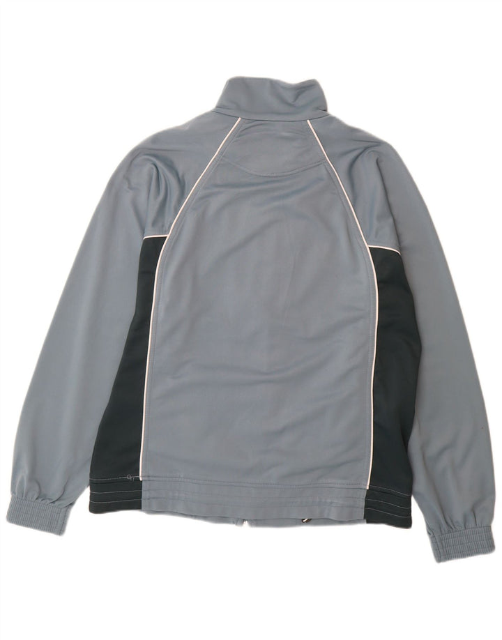 Lotto Herren-Trainingsanzugoberteil, UK 38/40, mittelgraues Farbblock-Polyester