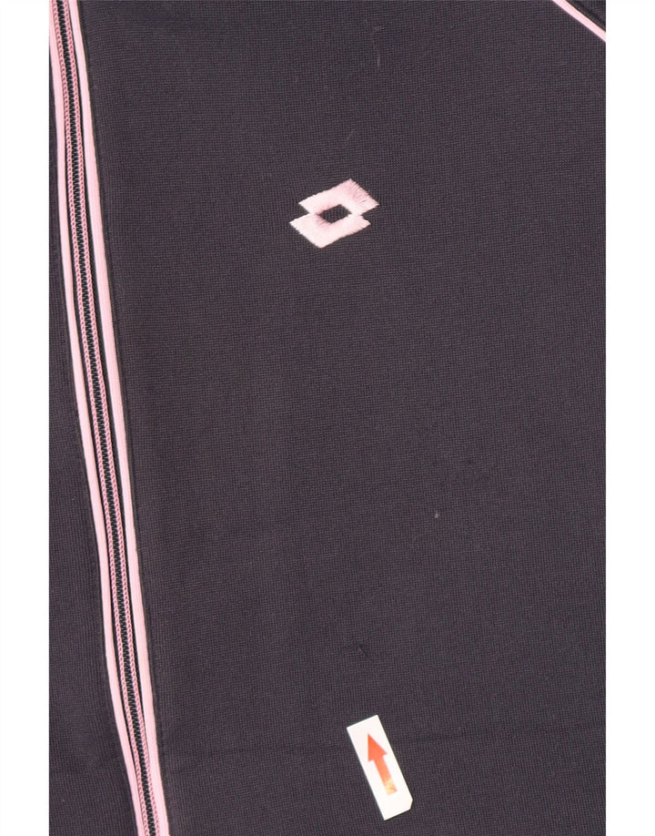Lotto Damen-Trainingsanzug-Oberteiljacke UK 12 Medium Marineblau