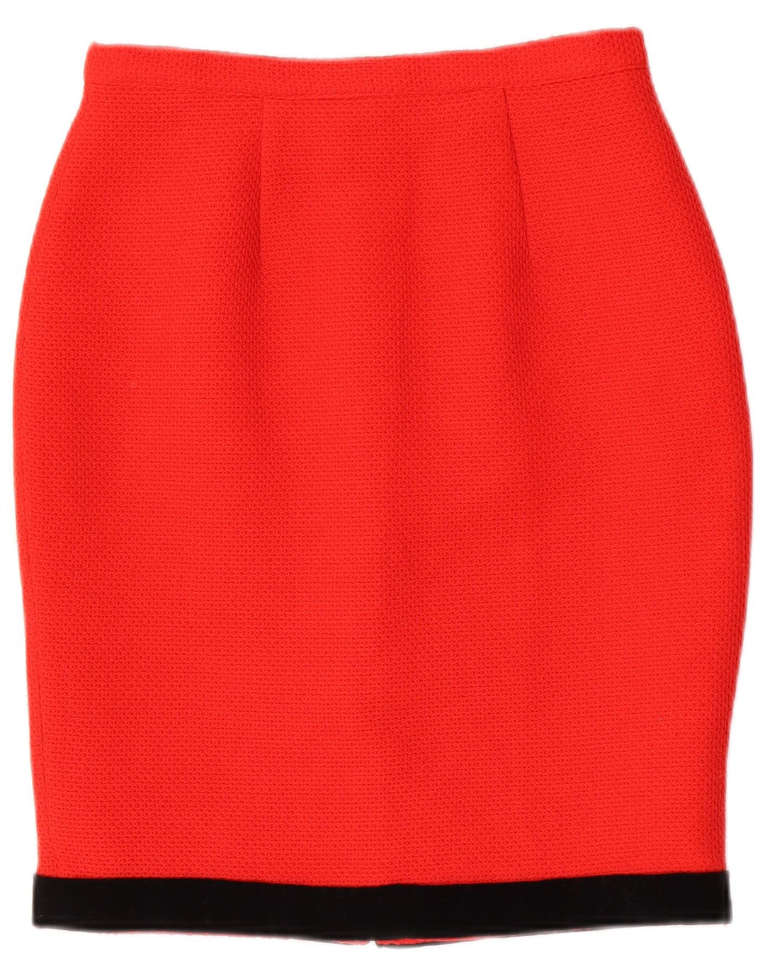 VINTAGE Damen 2-teiliges Rockset IT 44 Medium W26 Rotes Polyester