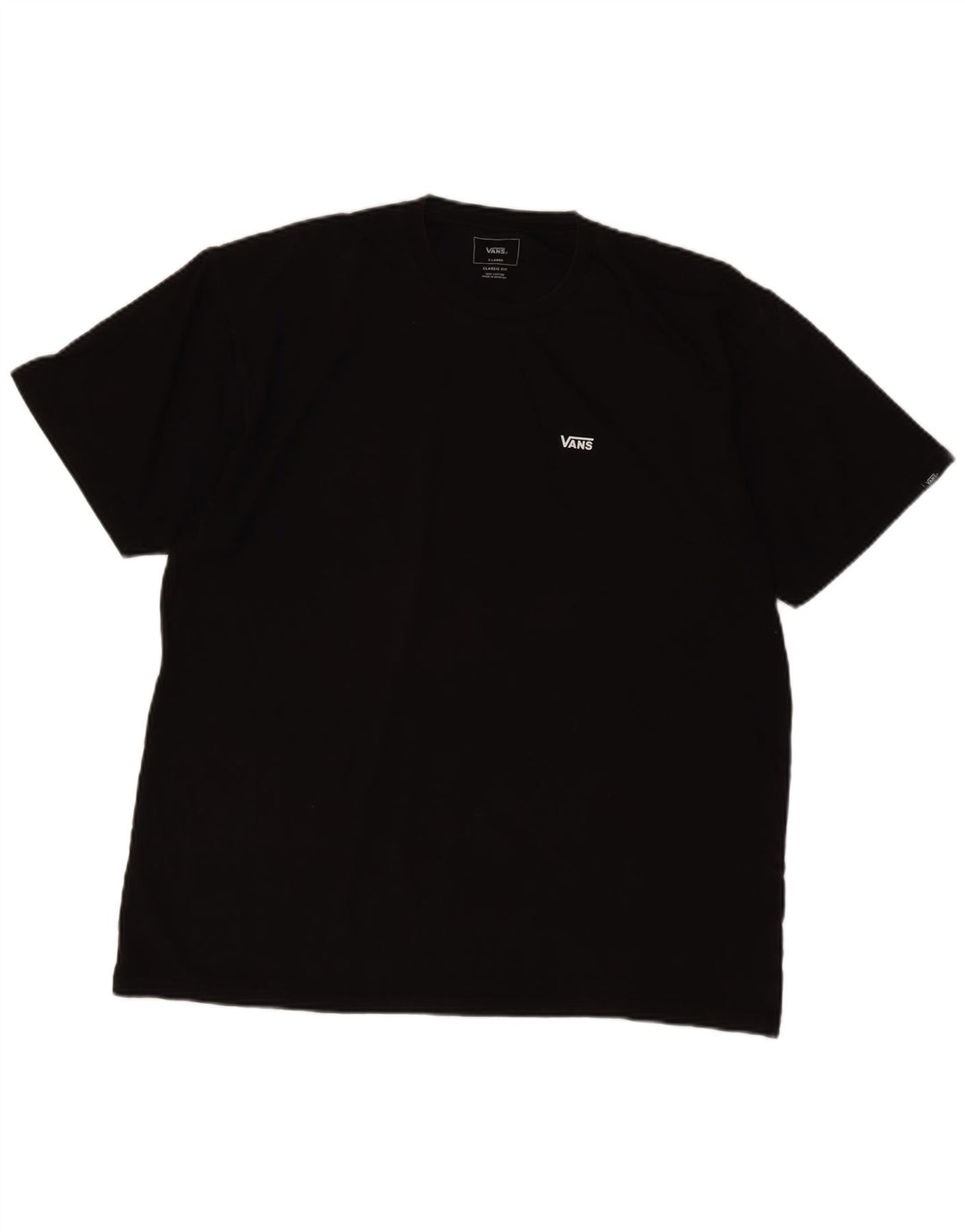 Vans Herren Classic Fit T-Shirt XL Schwarz Baumwolle
