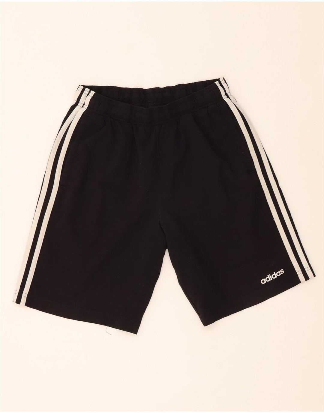Adidas Sportshorts für Jungen, 13–14 Jahre, schwarzes Polyester