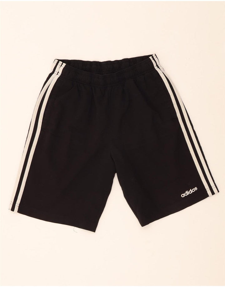 Adidas Sportshorts für Jungen, 13–14 Jahre, schwarzes Polyester
