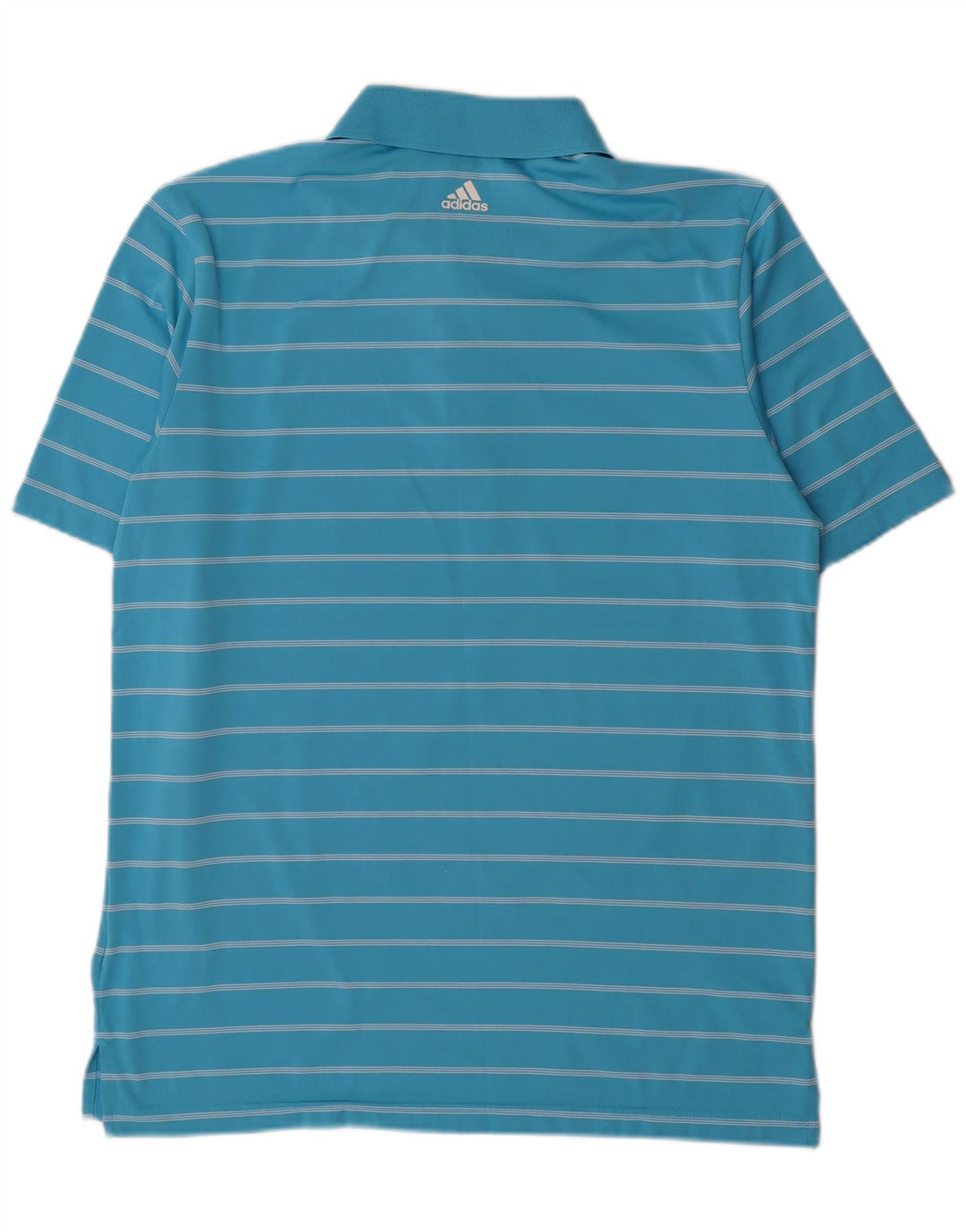 Adidas Herren Poloshirt Mittelblau gestreift Polyester