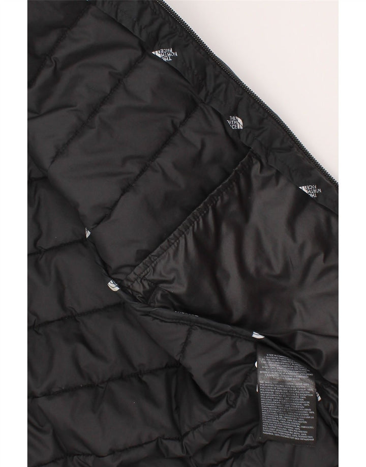 The North Face Wattierte Jacke mit grafischer Kapuze für Jungen, 9–10 Jahre, Mittelschwarz