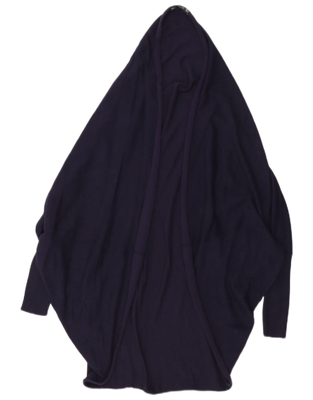 Langer, übergroßer Strickjackenpullover für Damen von Zara, Gr. 14, mittleres Marineblau