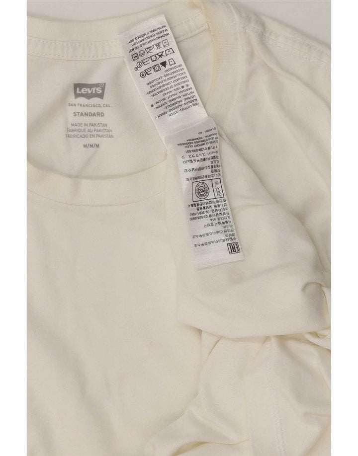 Levi's Herren-T-Shirt mit Standard-Passform, mittelweiße Baumwolle
