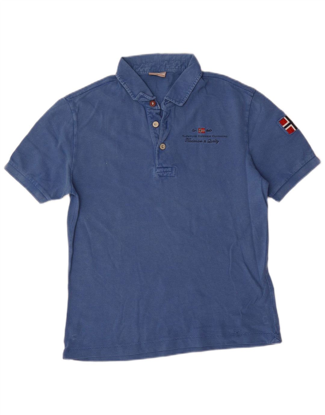 Napapijri Herren Poloshirt Mittelblau
