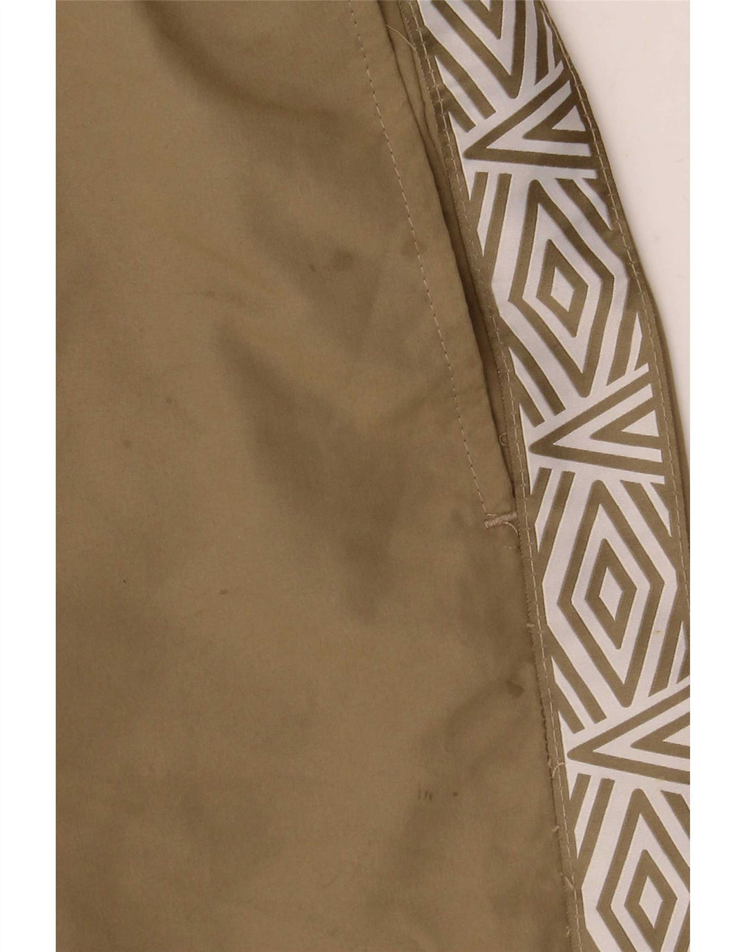 Umbro Herren-Badeshorts mit Grafik, groß, Khaki, Farbblock-Polyester