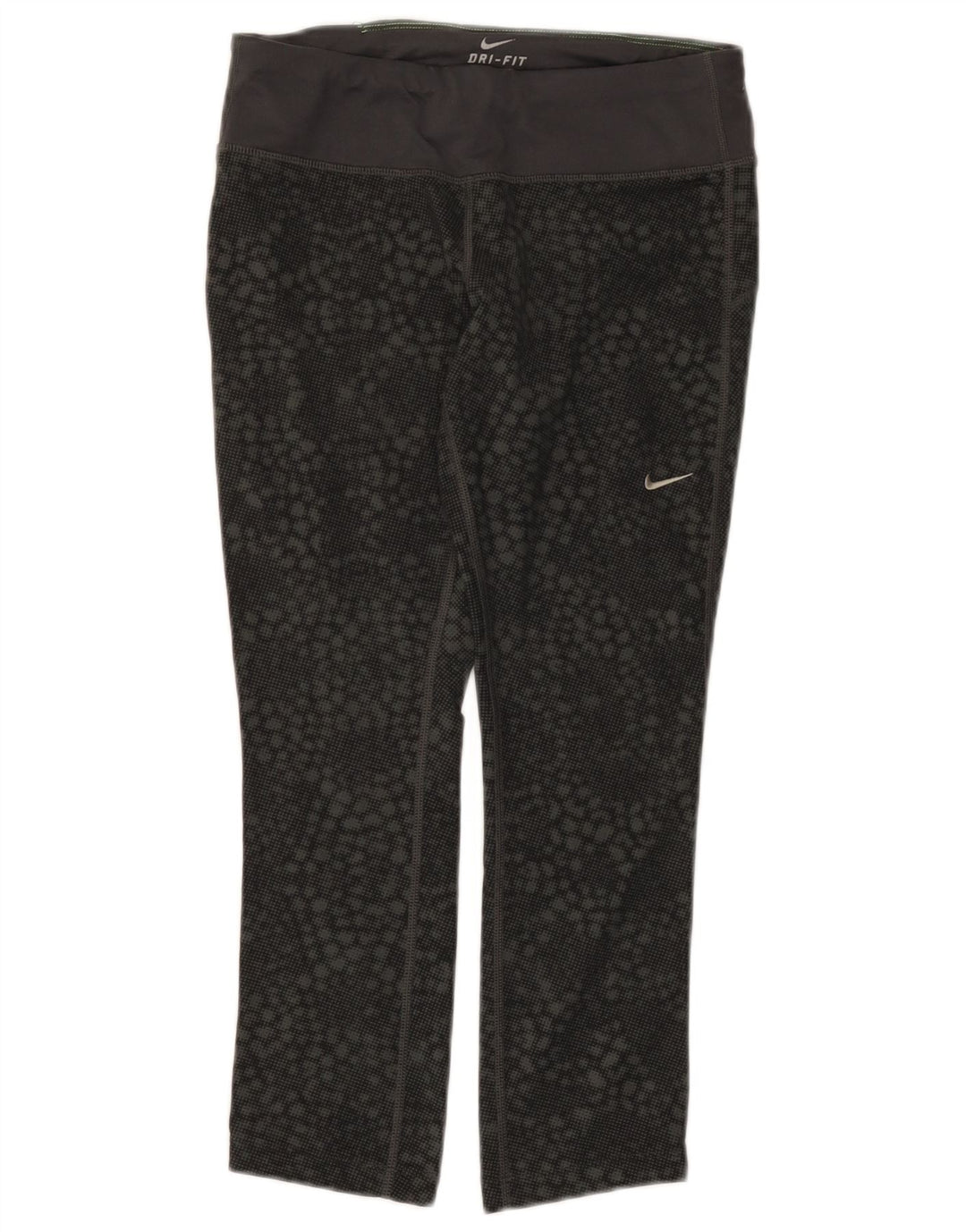 Nike Damen Dri Fit Capri-Leggings, Größe S, Größe S, schwarz, geometrisch, Polyester