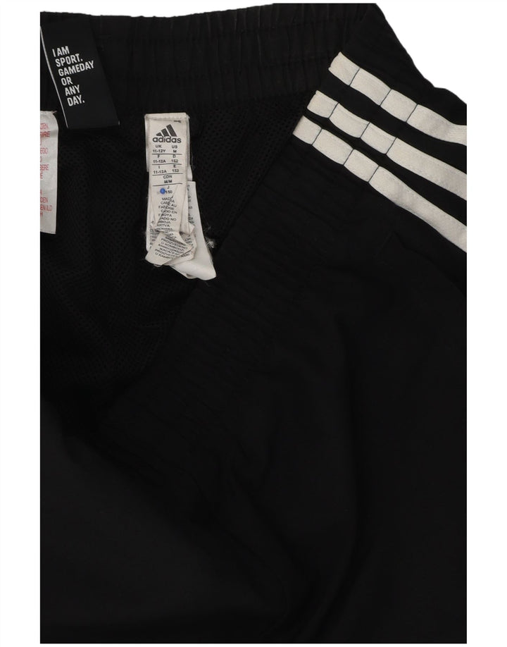Adidas Sportshorts für Jungen, 11–12 Jahre, schwarzes Polyester