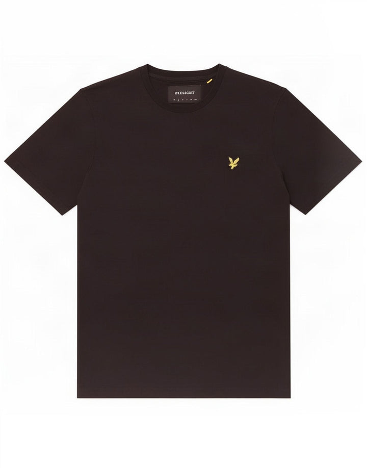 Lyle & Scott Herren T-Shirt Top Small Schwarz Baumwolle