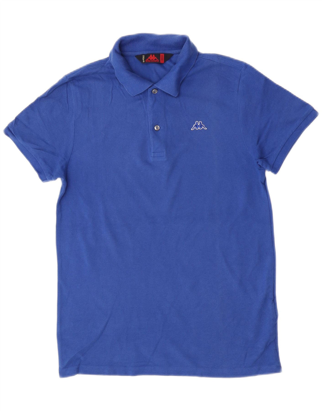 Kappa Herren-Poloshirt aus mittelblauer Baumwolle