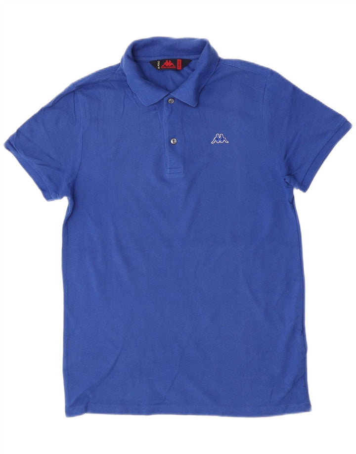 Kappa Herren-Poloshirt aus mittelblauer Baumwolle