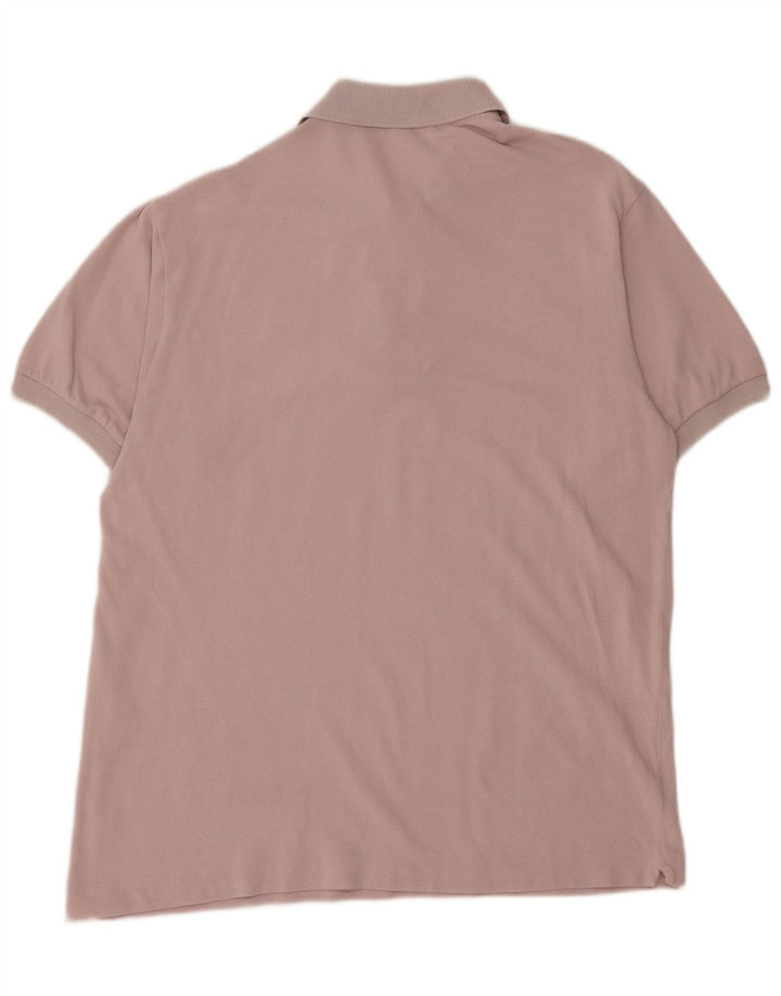 Lacoste Herren-Poloshirt, Größe 4, mittelrosa, Baumwolle