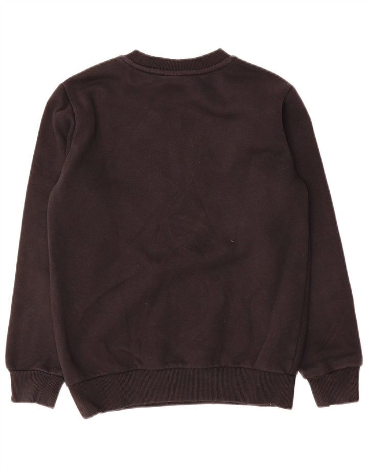Adidas Jungen Grafik-Sweatshirt-Pullover 9–10 Jahre, schwarze Baumwolle