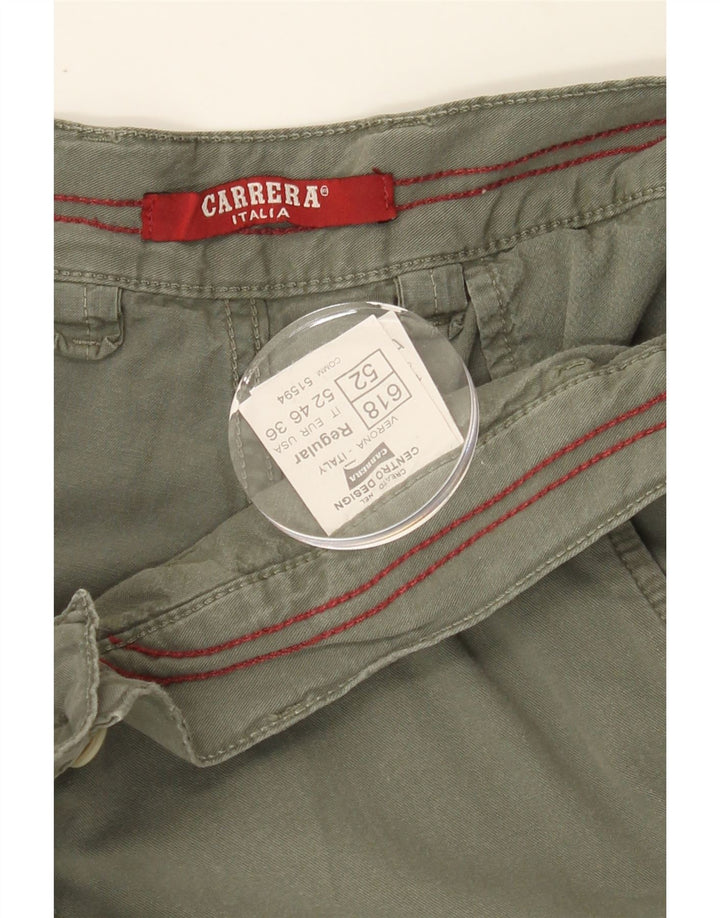 CARRERA Mens Cargo Shorts W36 Large Green Cotton Vintage Carrera and Second-Hand Carrera from Messina Hembry 