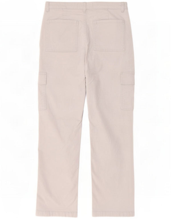 Hollister Womens Dad Cargohose mit hoher Taille US 0 XS W25 L29 Graue Baumwolle