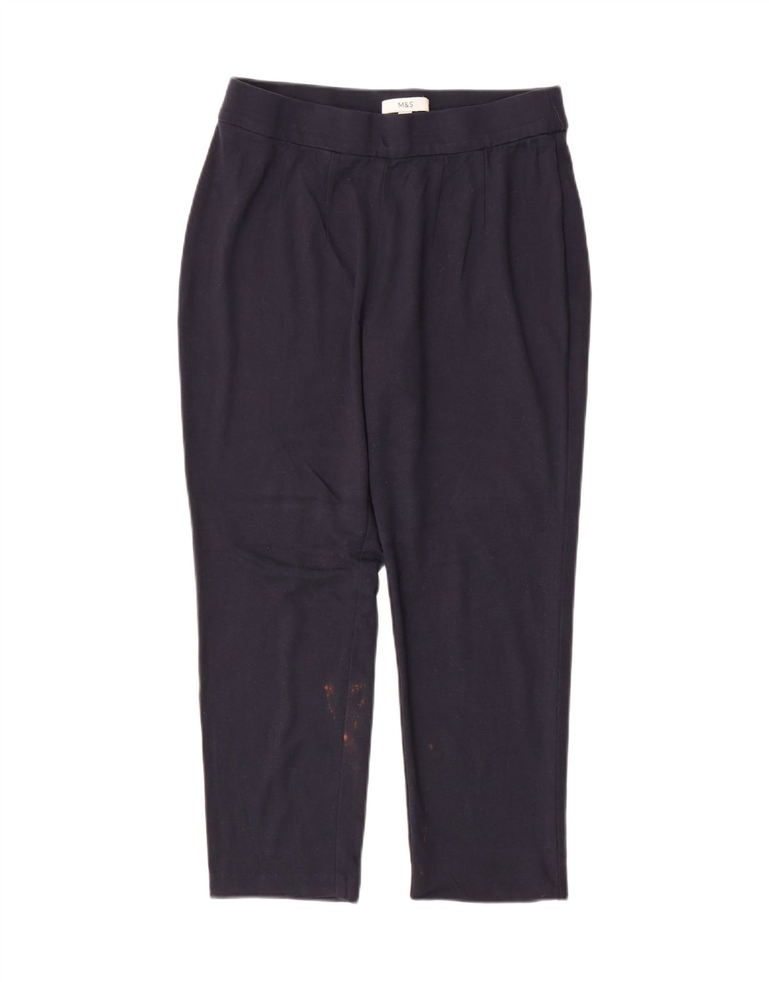 Marks & Spencer Damen-Hose, kurz geschnitten, UK 14, M, W30, L25, Marineblau