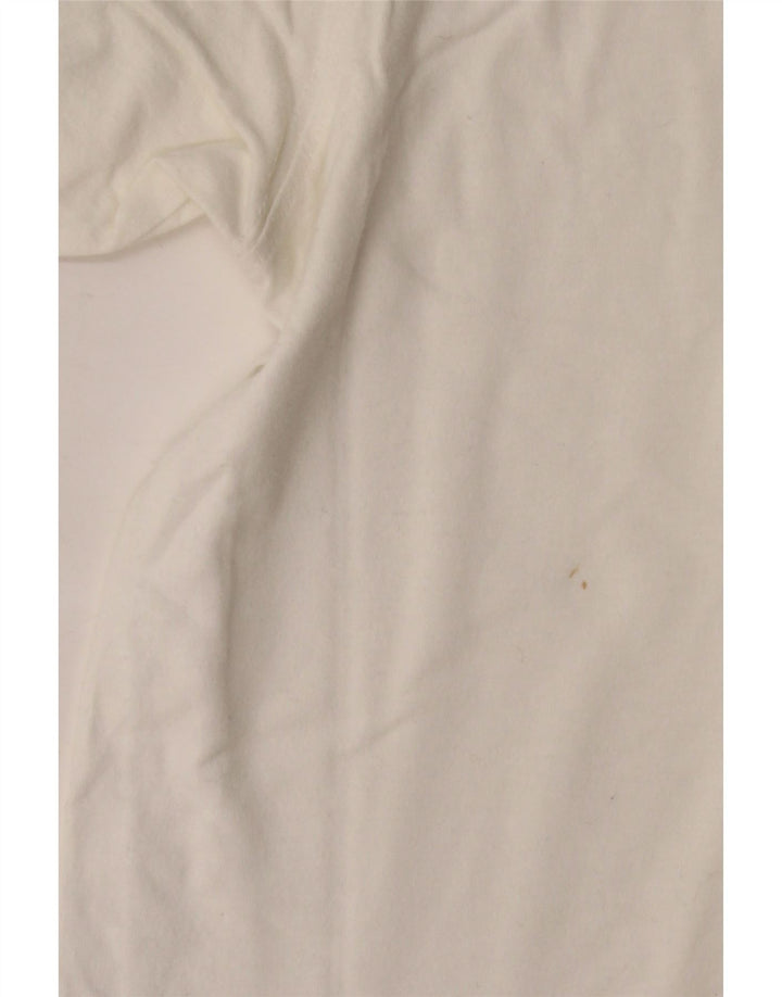 LACOSTE Herren T-Shirt Top Größe 6 XL Weiße Baumwolle