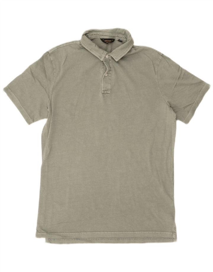 Superdry Herren-Poloshirt, große grüne Baumwolle