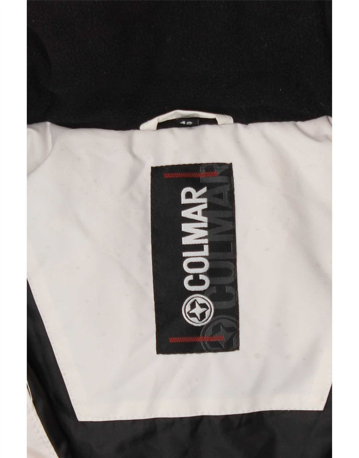 Colmar Damen Skijacke mit Kapuze IT 42 Mittelweiß Colourblock Sports