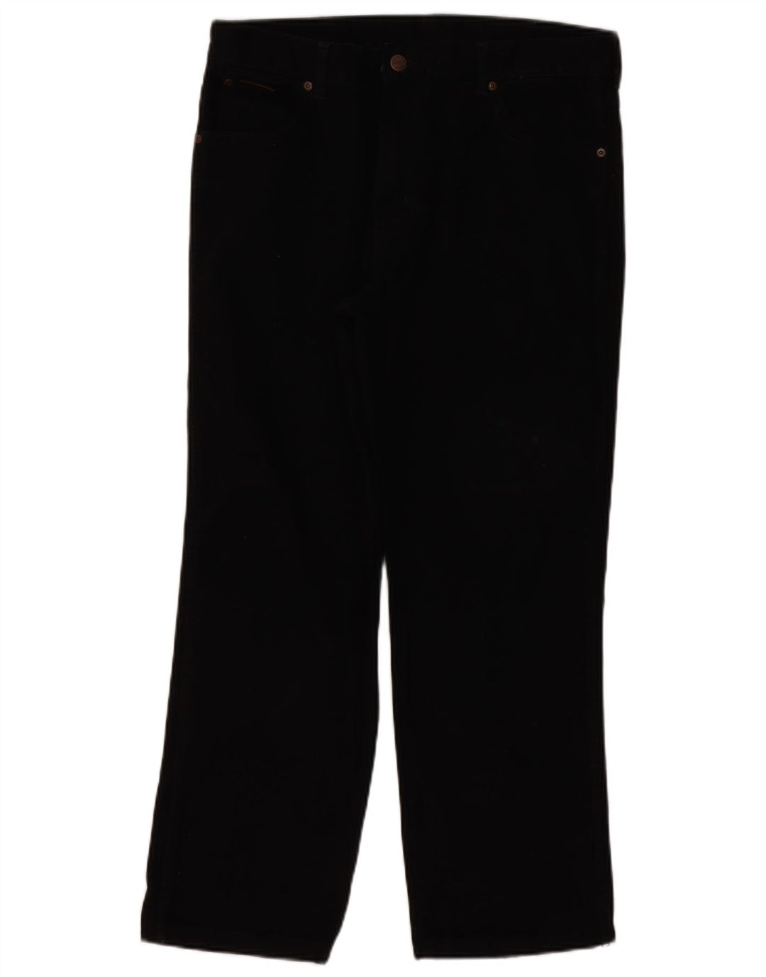 Wrangler Herren Texas Straight Jeans W36 L30 Schwarze Baumwolle