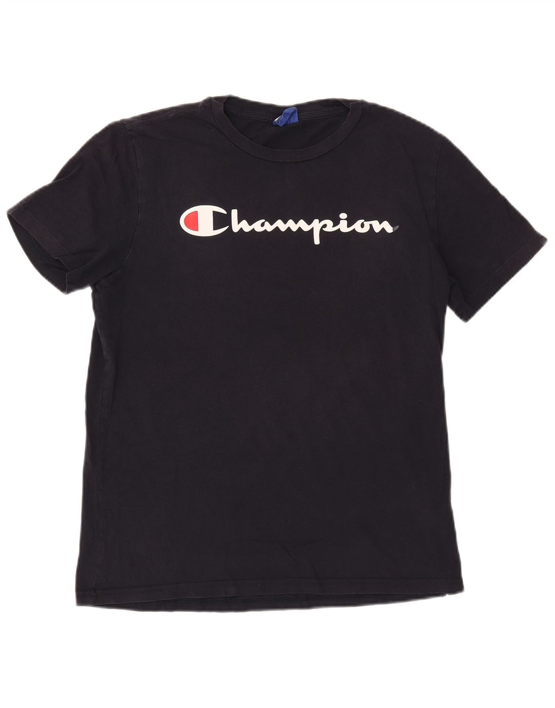 Champion Herren-T-Shirt mit Grafik, mittlere Marineblau-Baumwolle