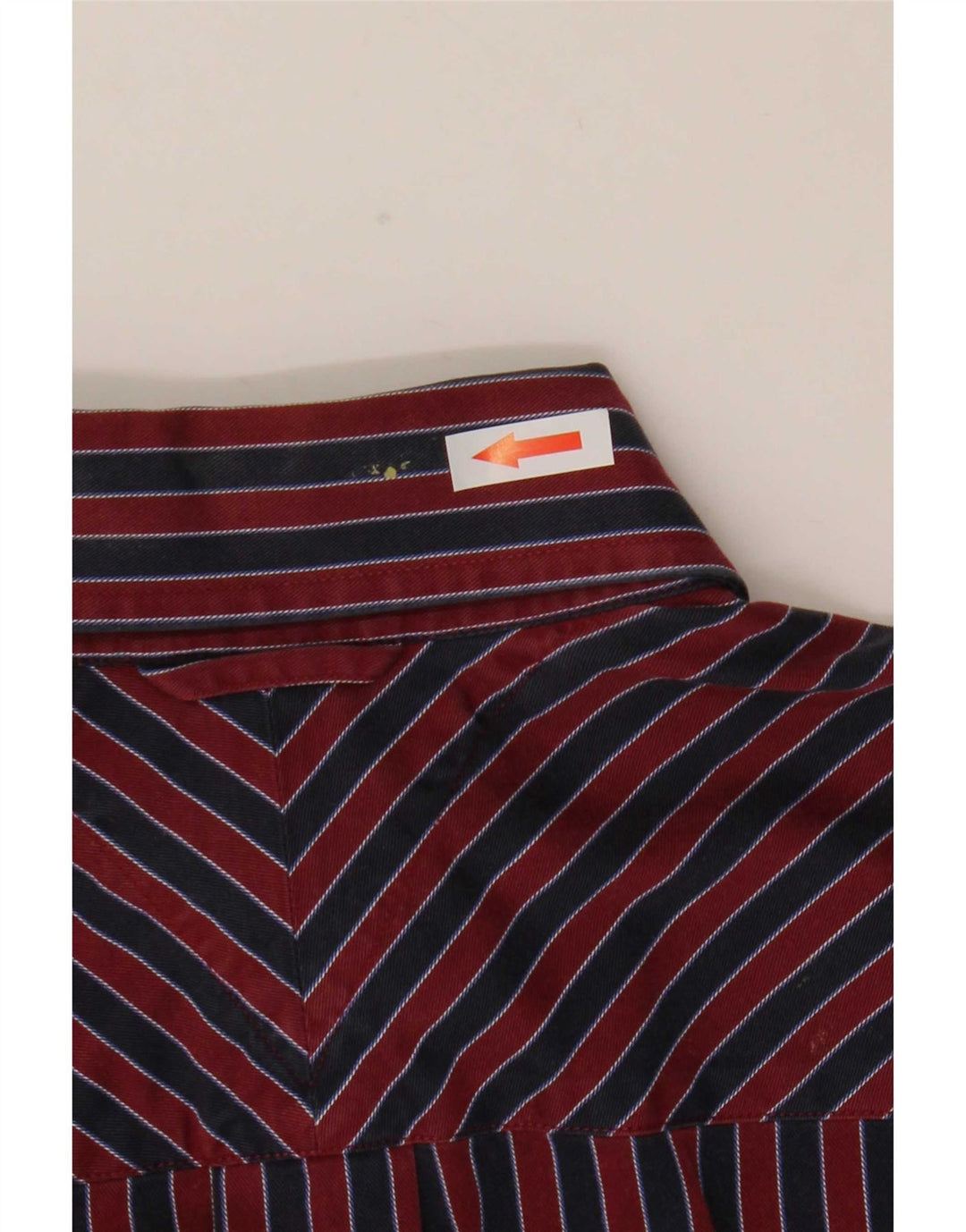 Tommy Hilfiger Herrenhemd, klein, rot gestreift, Baumwolle