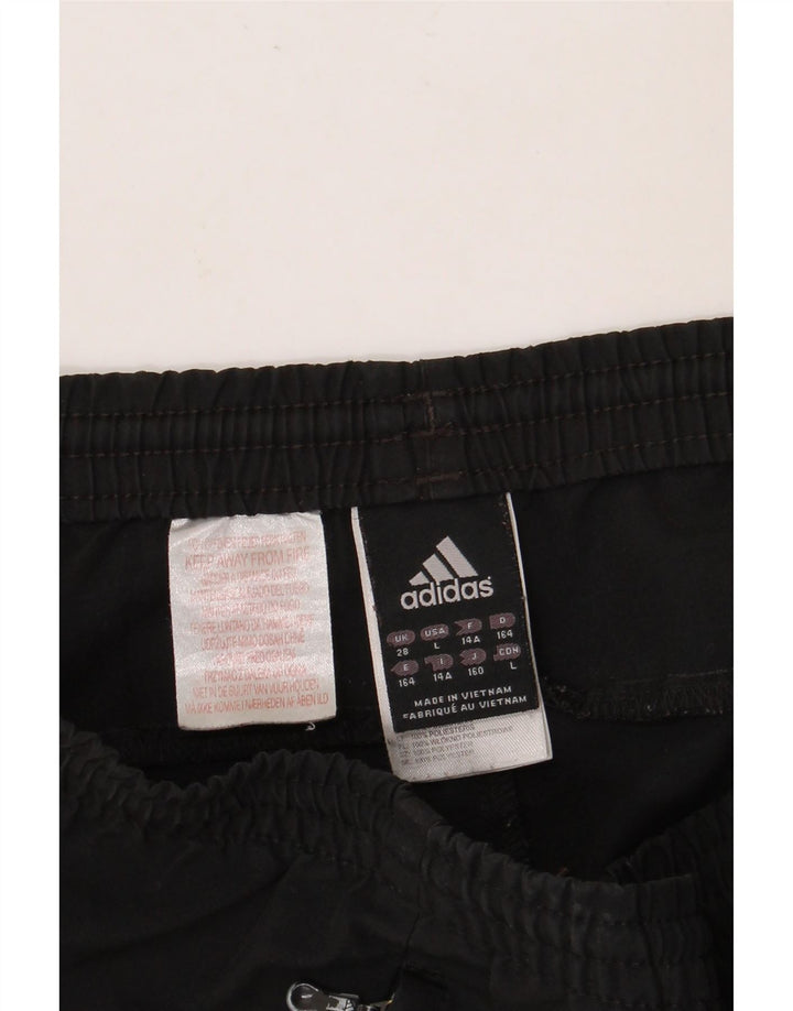 ADIDAS Sportshorts für Jungen, 13–14 Jahre, schwarzes Polyester