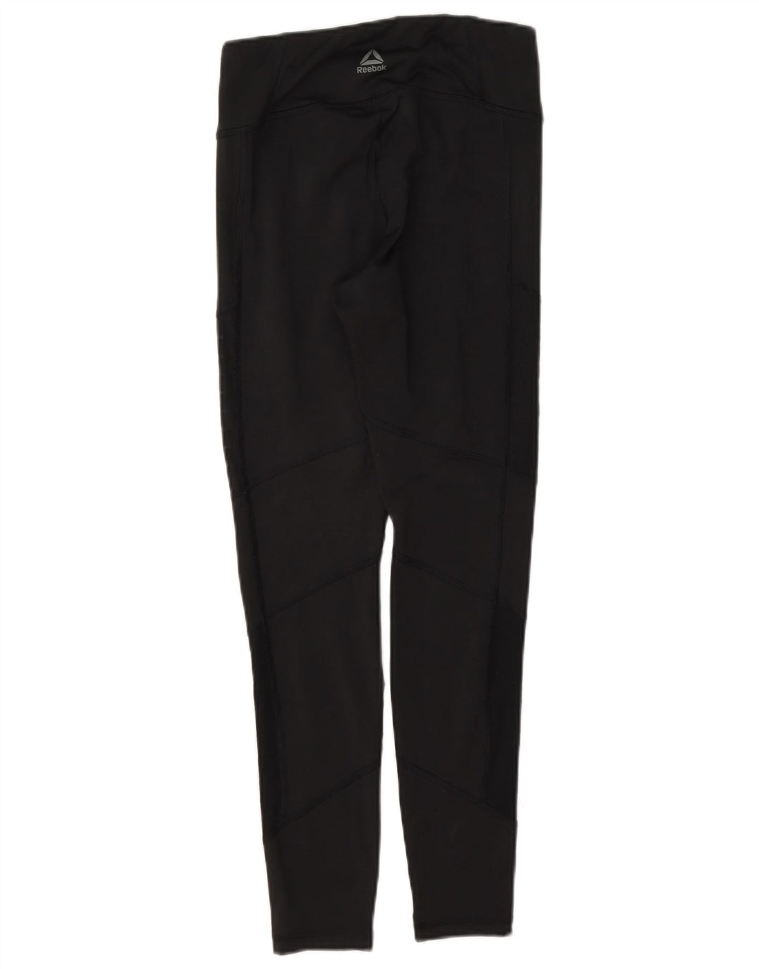 Reebok Damen Leggings UK 8/10 Small Schwarz Polyester