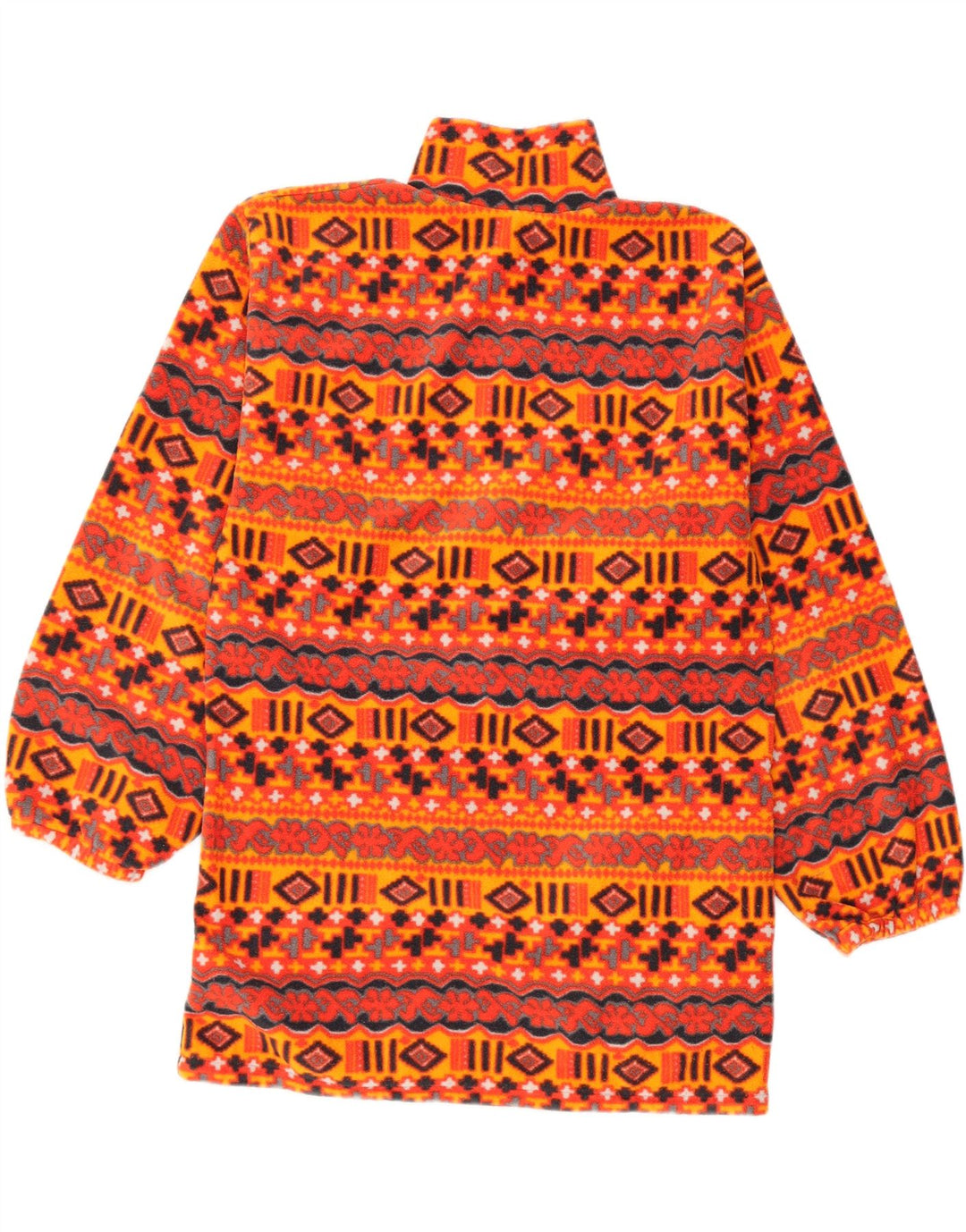 Vintage Herren Fleecejacke UK 38 Medium Mehrfarbig Fair Isle