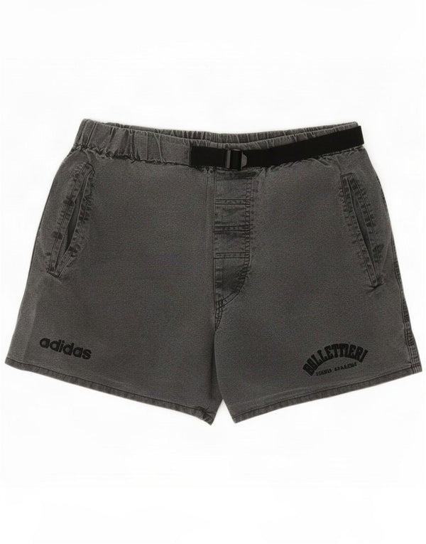 Adidas Herren-Chinoshorts, Größe S, W29, graue Baumwolle