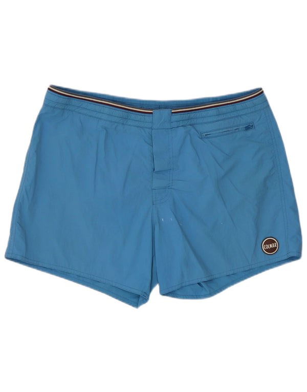 Colmar Herren-Badeshorts mit Grafik, IT 50, großes blaues Nylon