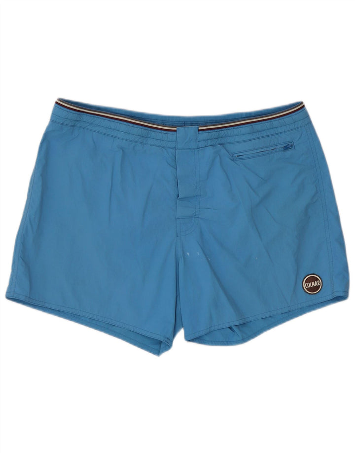 Colmar Herren-Badeshorts mit Grafik, IT 50, großes blaues Nylon