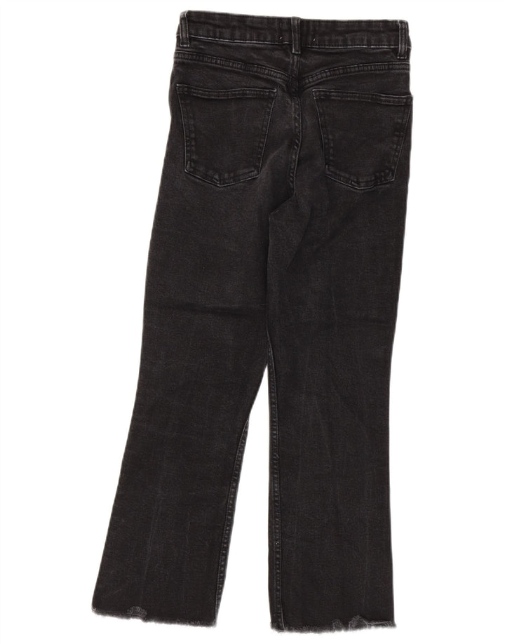 Kurze Jeans für Damen von Zara, EU 38, Größe S, W28, L24, Schwarz