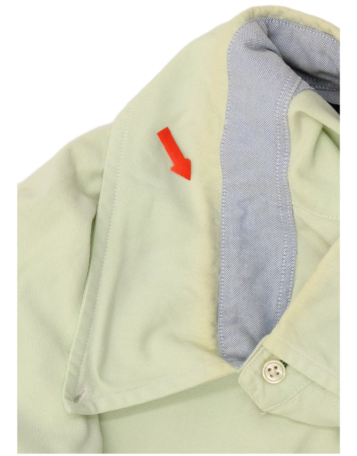 Tommy Hilfiger Herrenhemd, große grüne Baumwolle