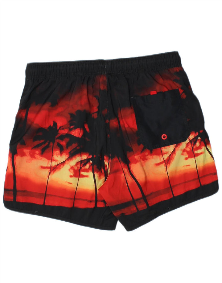 Mistral Herren-Badeshorts mit Grafik, mittelgroß, mehrfarbig, Polyester