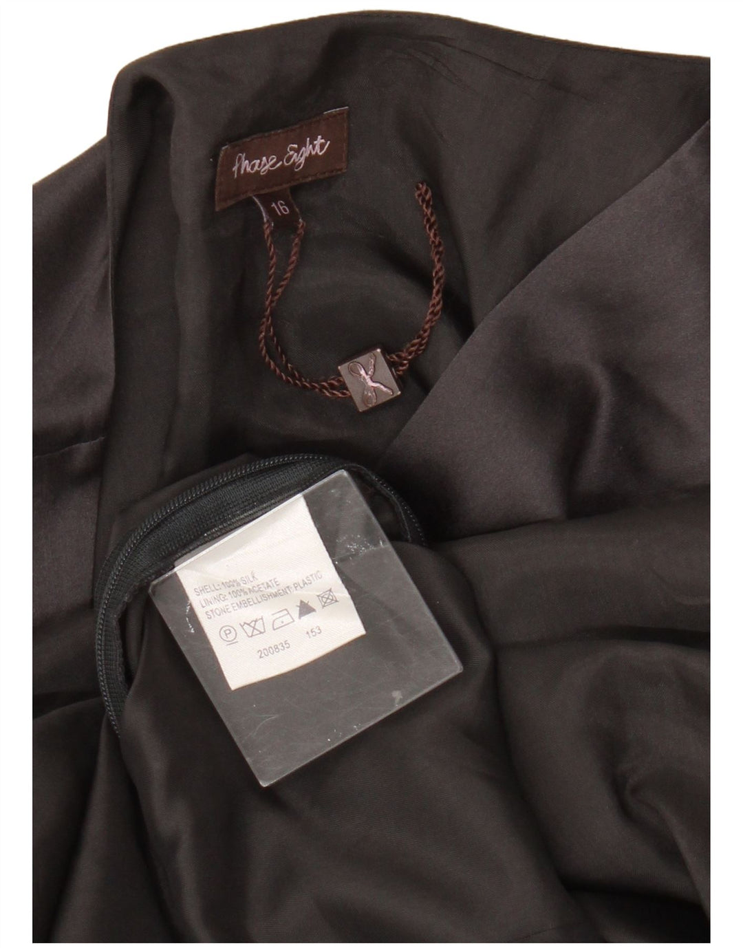 Ärmelloses A-Linien-Kleid für Damen von Phase Eight, Gr. 46, Größe L, graue Seide