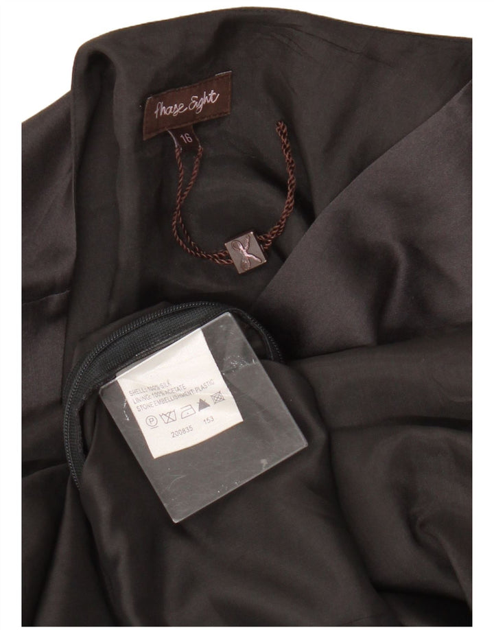 Ärmelloses A-Linien-Kleid für Damen von Phase Eight, Gr. 46, Größe L, graue Seide