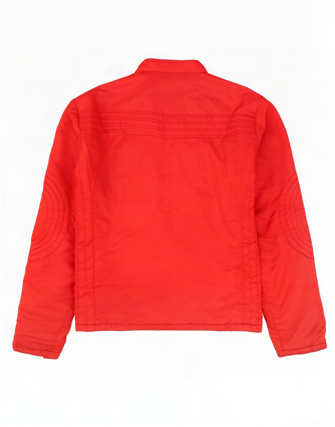 Vintage Herren Bomberjacke UK 36 Small Rot Colourblock Polyester