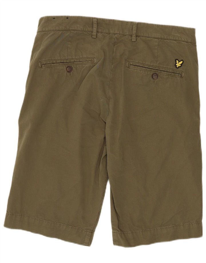 Lyle & Scott Herren Chinoshorts W31 Medium Khaki Baumwolle