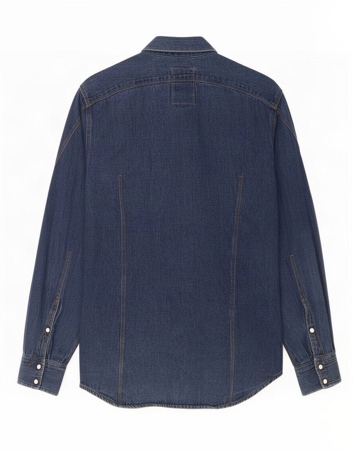 G-Star Herren-Jeanshemd, große marineblaue Baumwolle