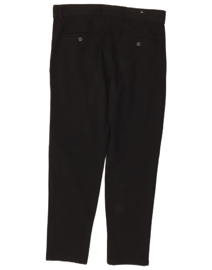 Zara Slim Chino-Hose für Herren, EU 40, Mittel W31 L29, Schwarz, Polyester