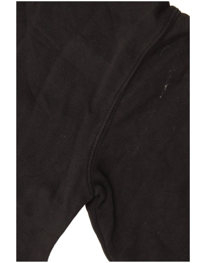 Vans Herren-Sweatshirt mit Reißverschluss am Hals, klein, aus schwarzer, geometrischer Baumwolle