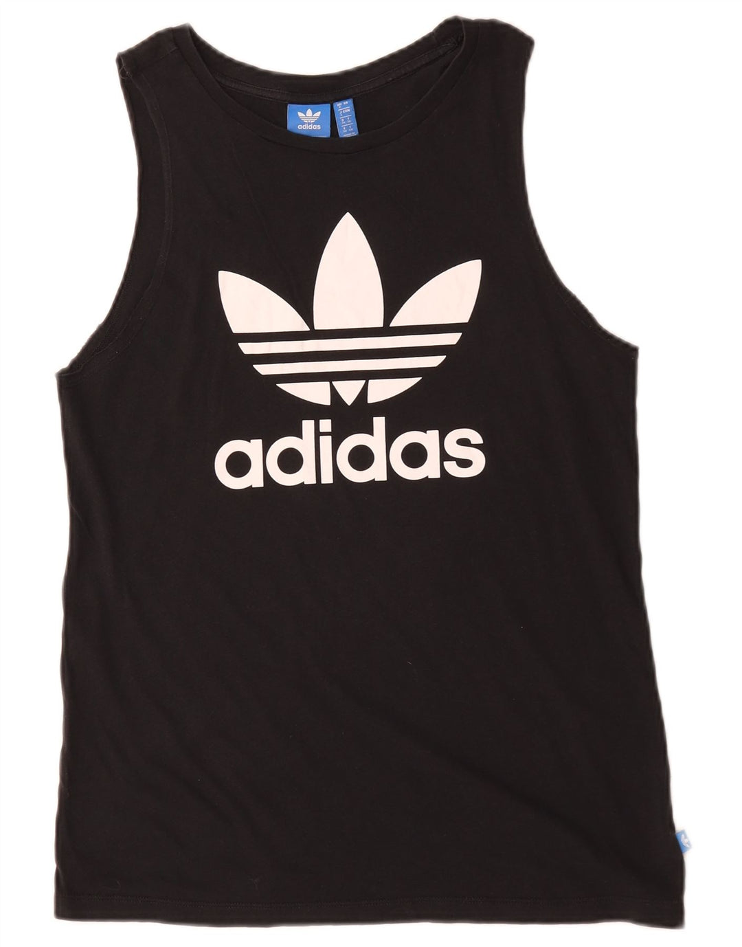 Adidas Damen Graphic Vest Top UK 8 Small Schwarz