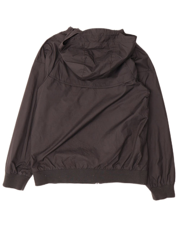 Nike Damen-Regenjacke mit Kapuze, UK 12, Mittelschwarz, Polyester
